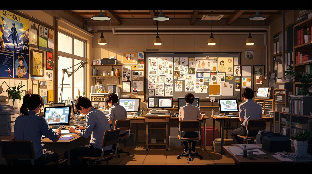 嘿嘿漫画 - 动画制作幕后：一部番剧从分镜到成片的星辰之旅